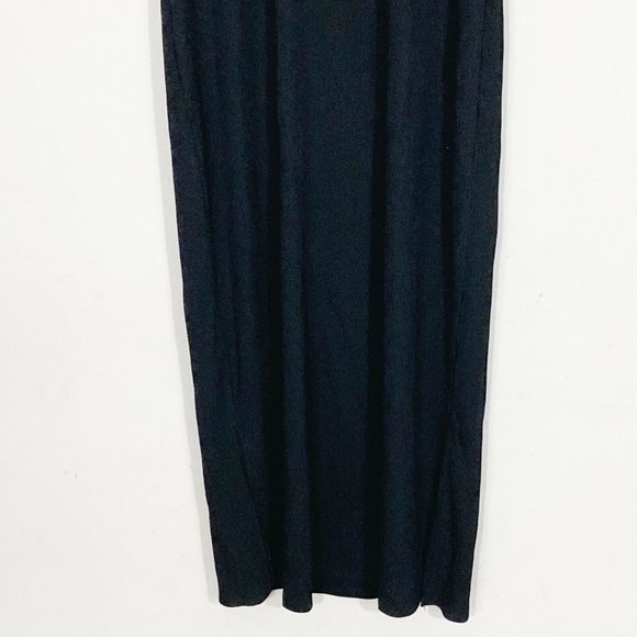 Storq Maternity Black Tank Dress Midi NEW NWOT - Picture 7 of 15